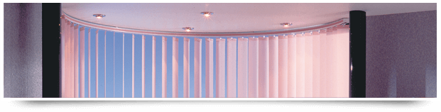 S curve vertical blinds